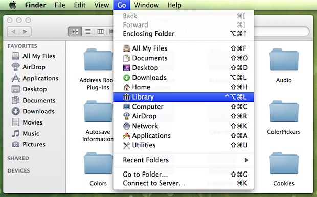 Navigate To User Library Mac
