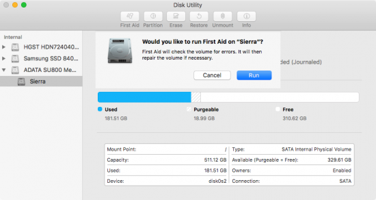 Mac Repair Library Permissions Sierra
